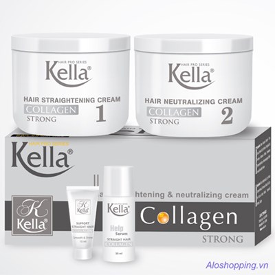 Kem duỗi tóc Collagen Kella